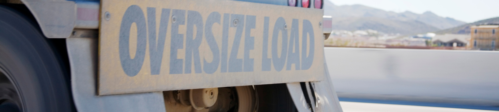 Oversized load sign
