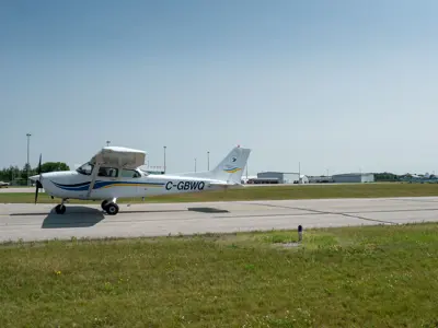 plane on the runway for take off
