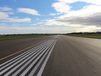 Runway at Oshawa Executive Airport