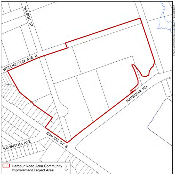 Boundary Map of Harbour Road Area C.I.P.