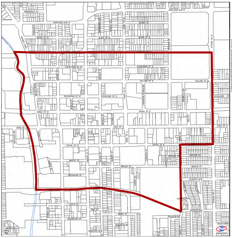 Boundary Map of Urban Growth Centre CIP.