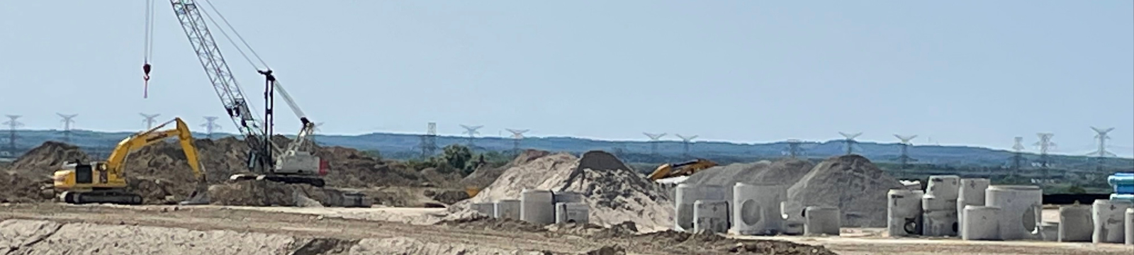Construction site in Oshawa