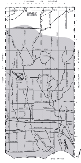 Showing the boundaries of the project area