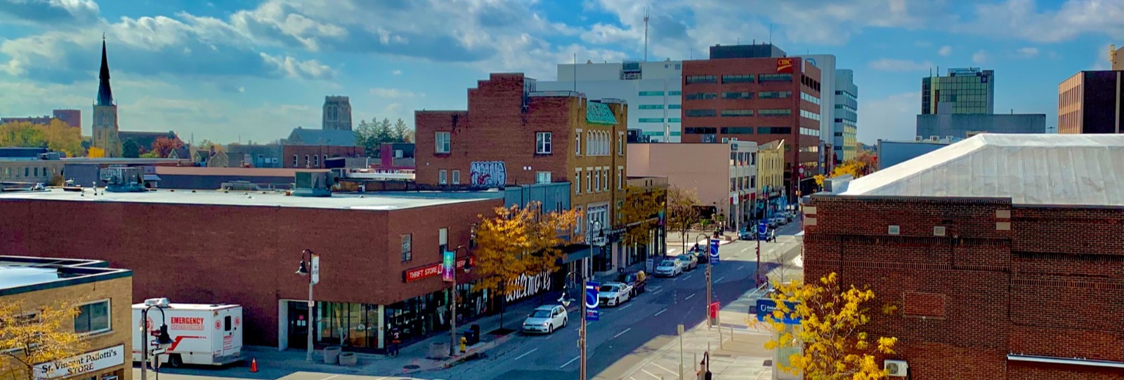 Downtown Oshawa - Facing West