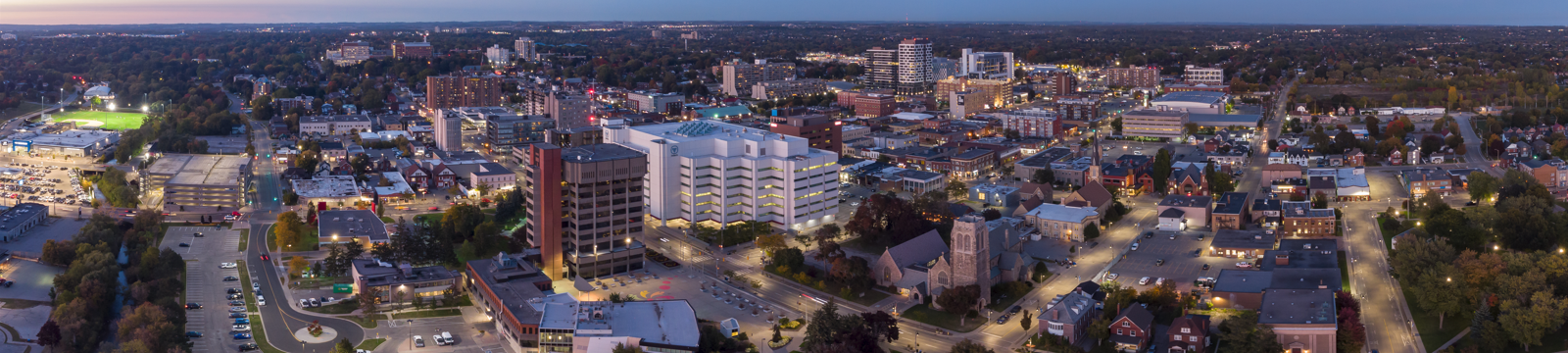 Downtown Oshawa - Facing North East