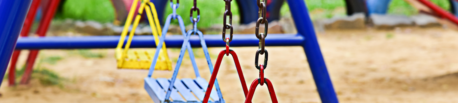 swings at a playground