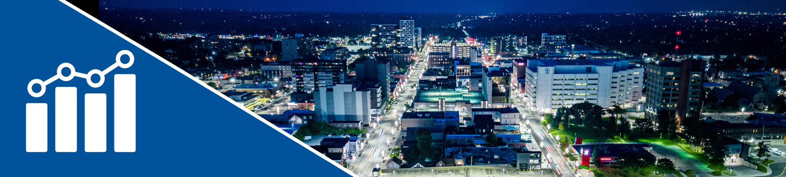 Downtown Oshawa Facing East