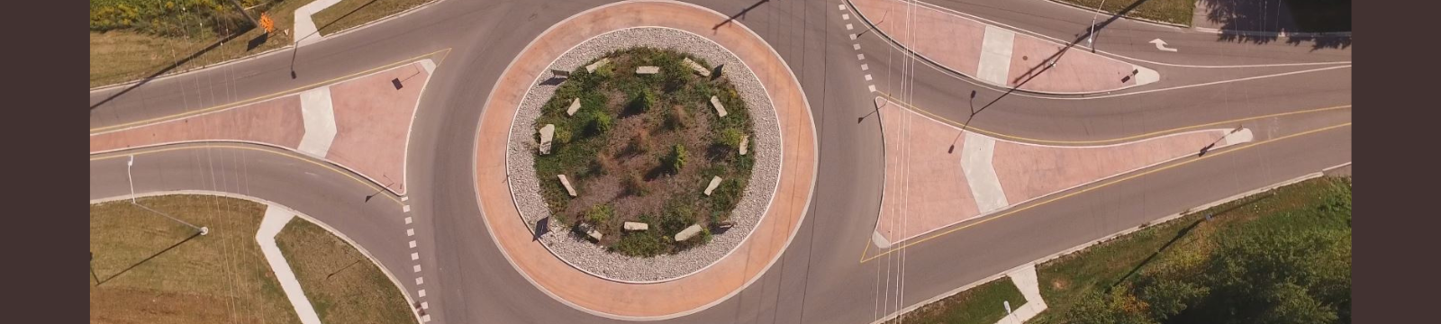 Roundabout in Oshawa