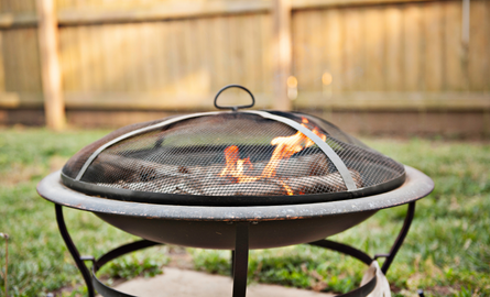 backyard fire pit