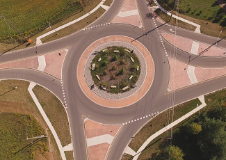 traffic roundabout