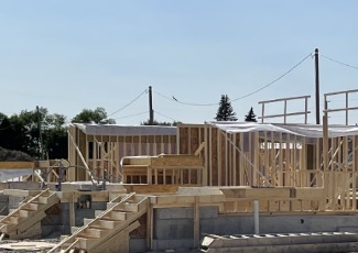 lumber under construction