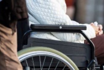 Person in a wheelchair