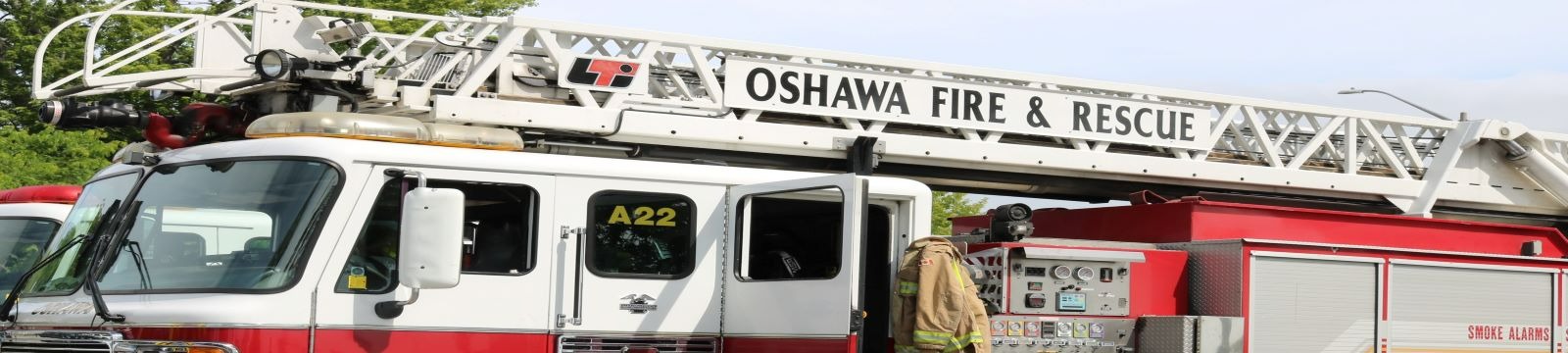 Oshawa Fire Services search and rescue truck.