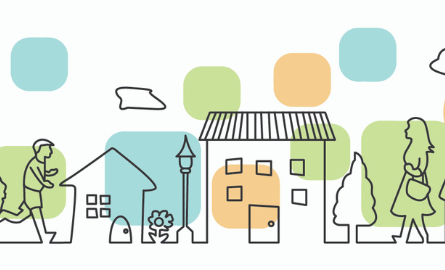 Streetscape illustration