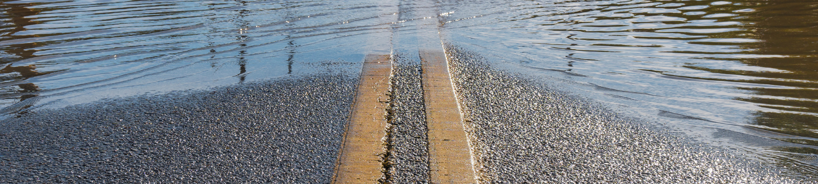 flooding on a street