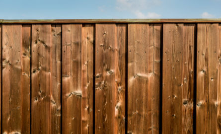 wooden fence