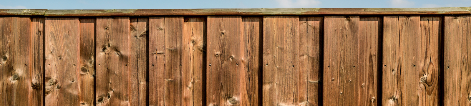 Wooden fence