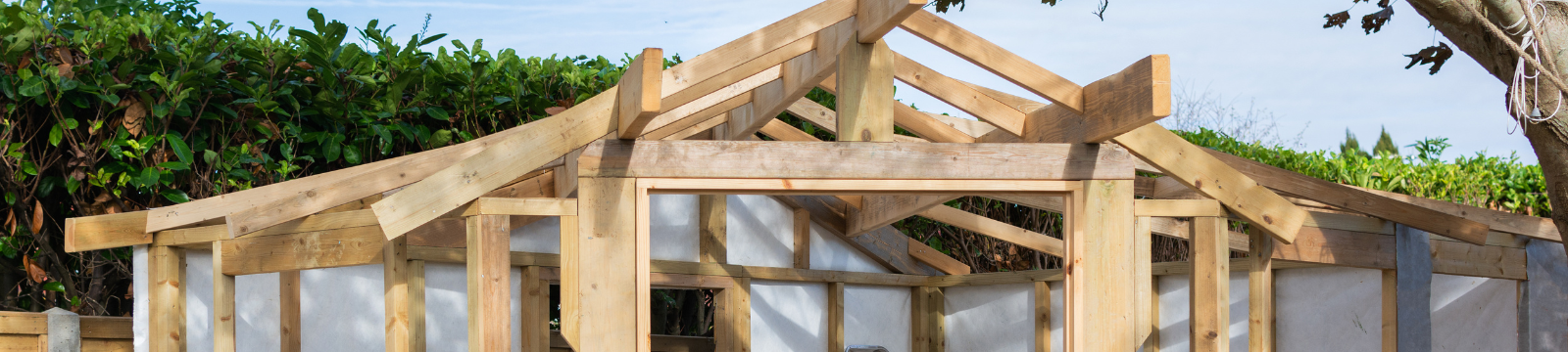 framing of a shed