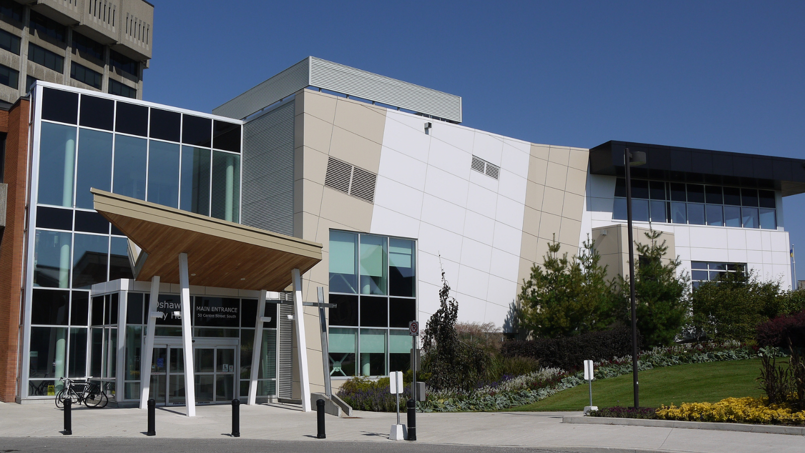 Oshawa City Hall entrance