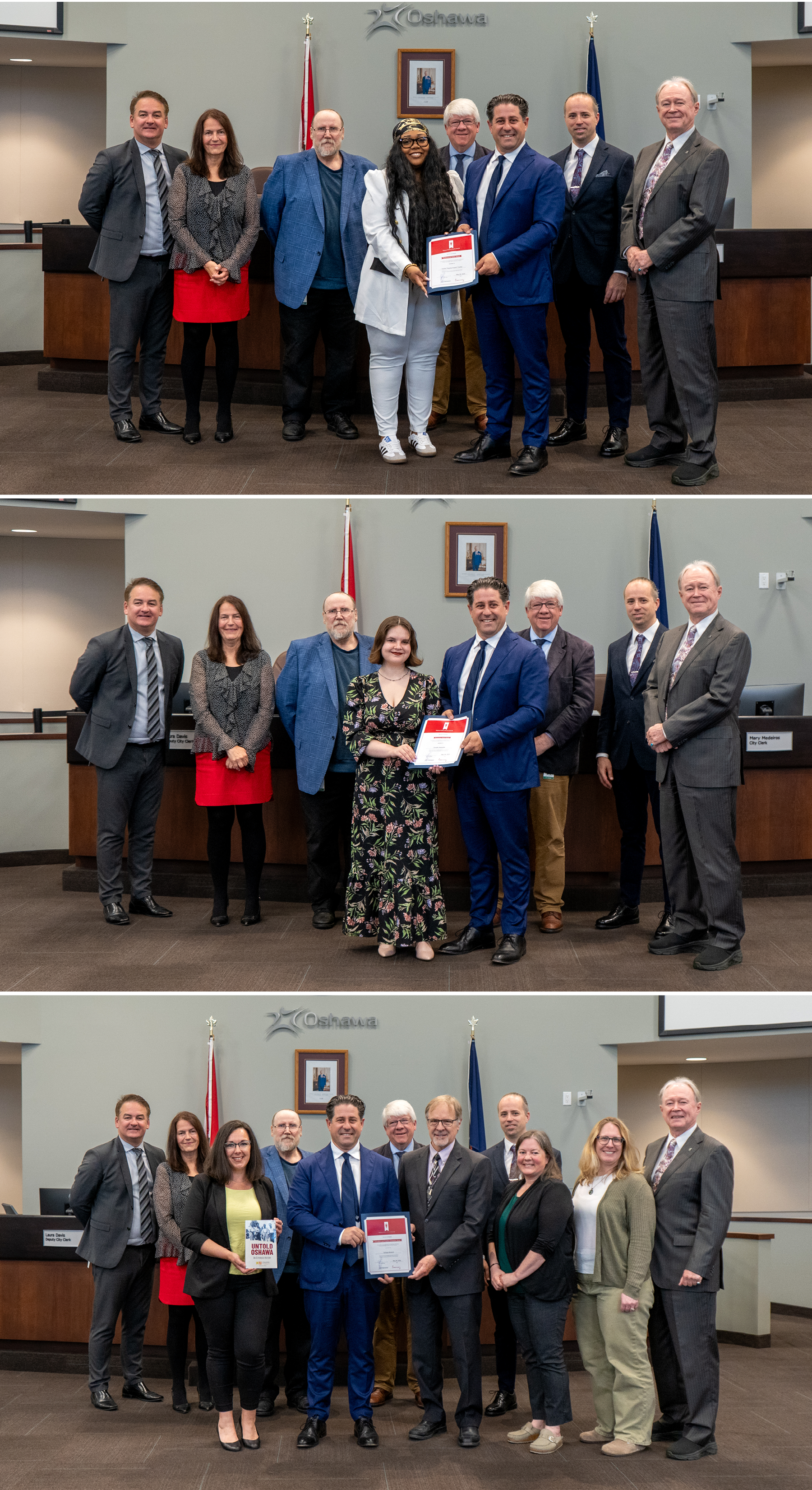 Members of Oshawa City Council presented the Oshawa Culture Counts Awards to this year’s recipients at the May 26 City Council meeting.