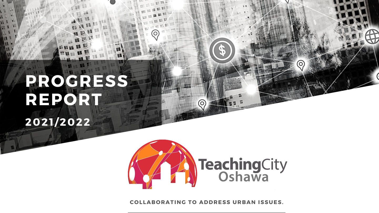 Front cover of TeachingCity progress report for 2021 2022