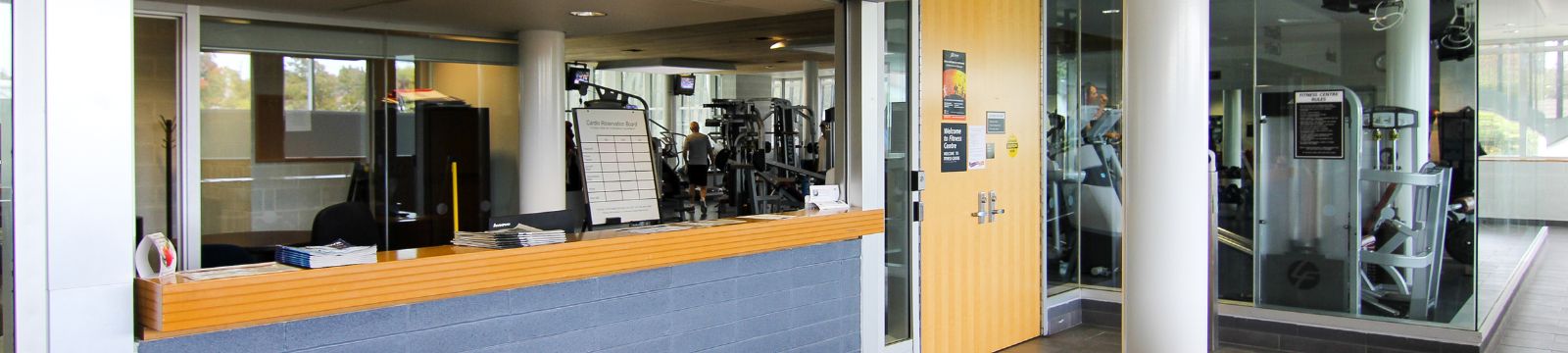South Oshawa Community Centre Fitness Centre Desk