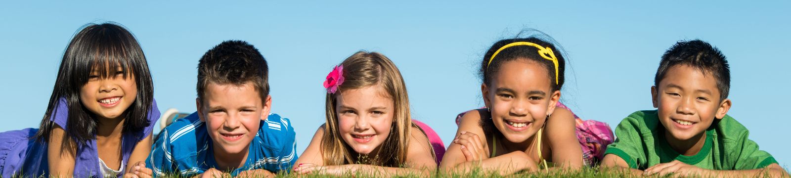 Children playing in park