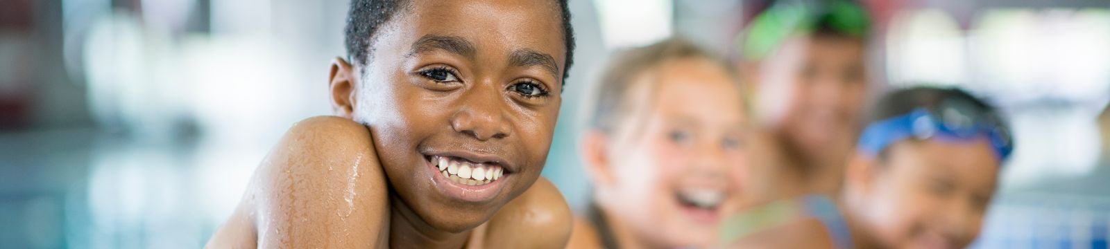 Children in the pool