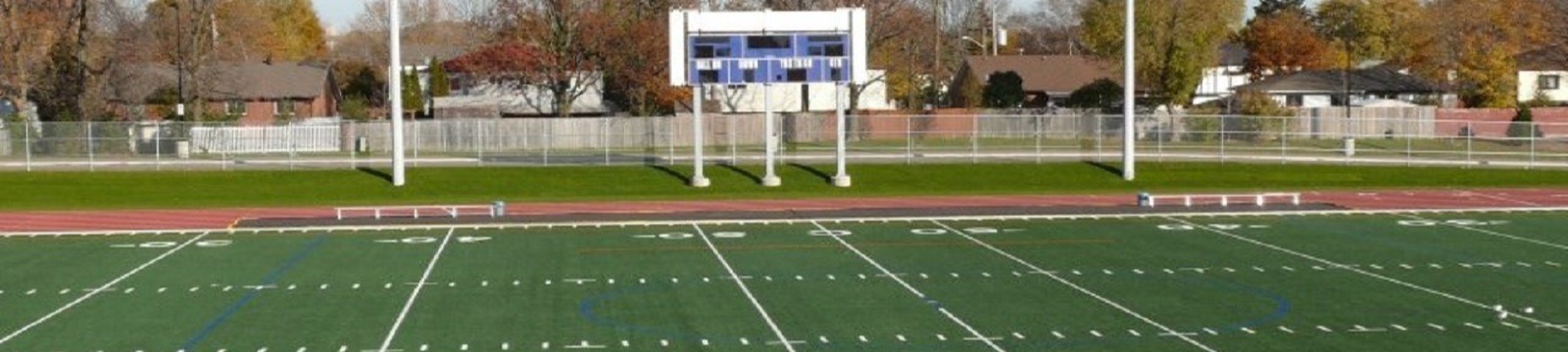 Civic Field 1 with scoreboard