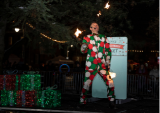Brant the fire guy performance