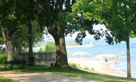 Lakeview Park view to beach