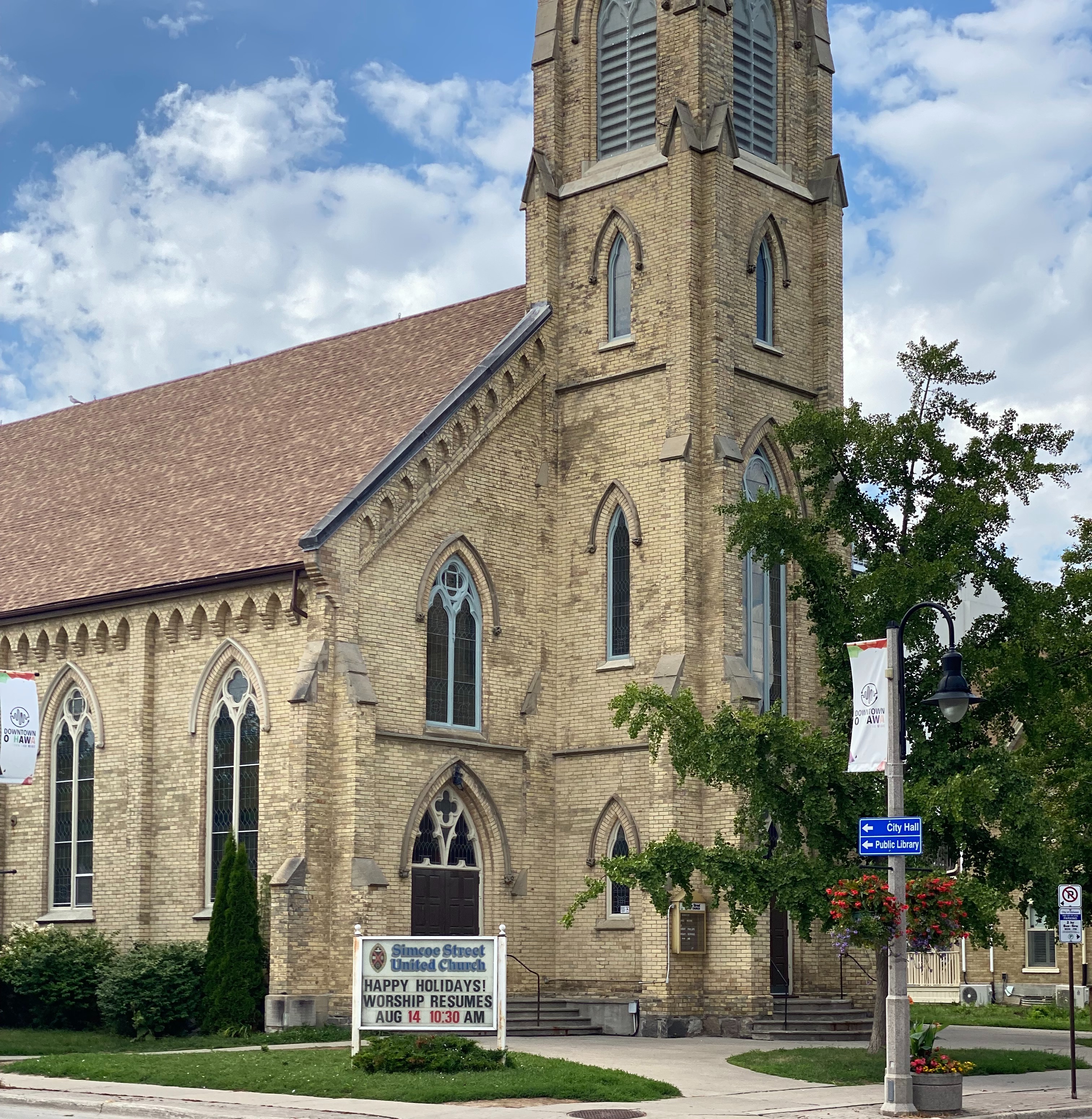Church building exterior