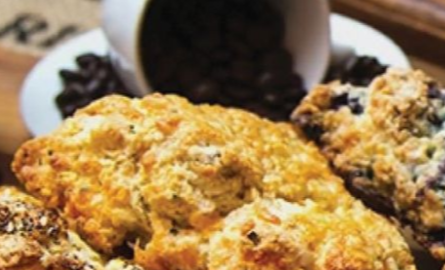 Cheese Scone and Blueberry Scone