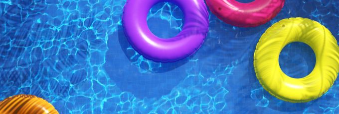 Pool and inflatable tubes
