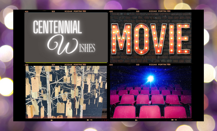 centennial wishes, birch trees with tags, Movie, Theatre seating