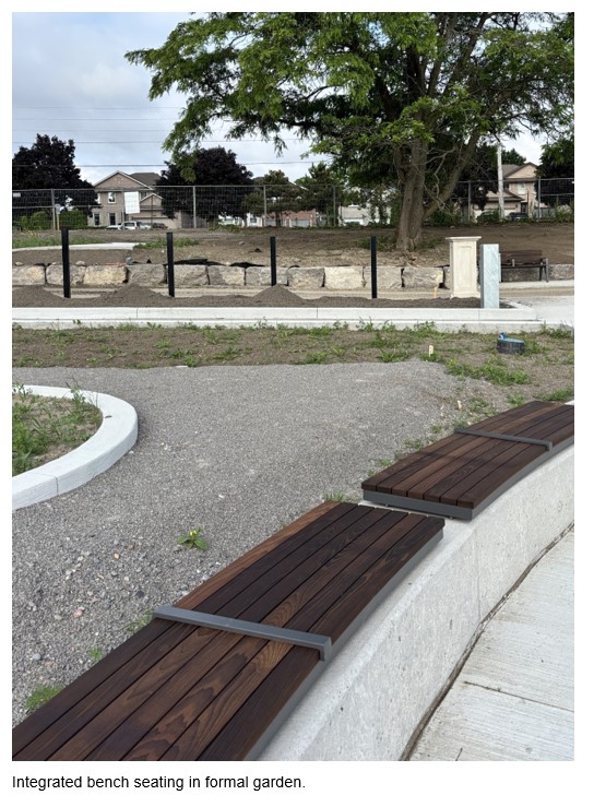 Integrated bench seating