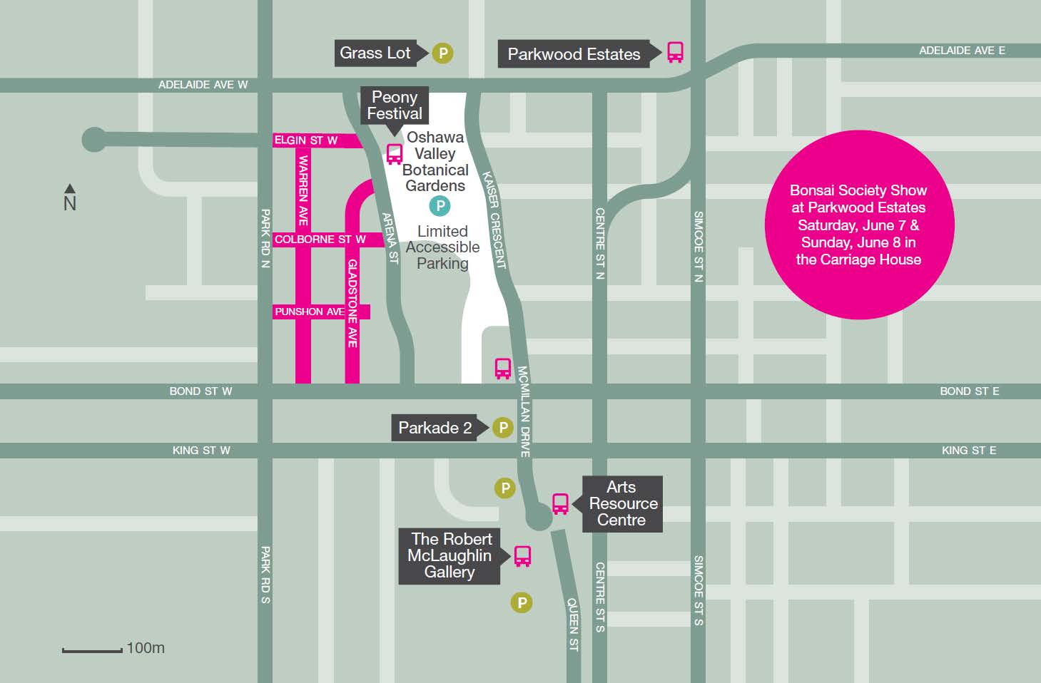 Map of Parking and Shuttle Locations
