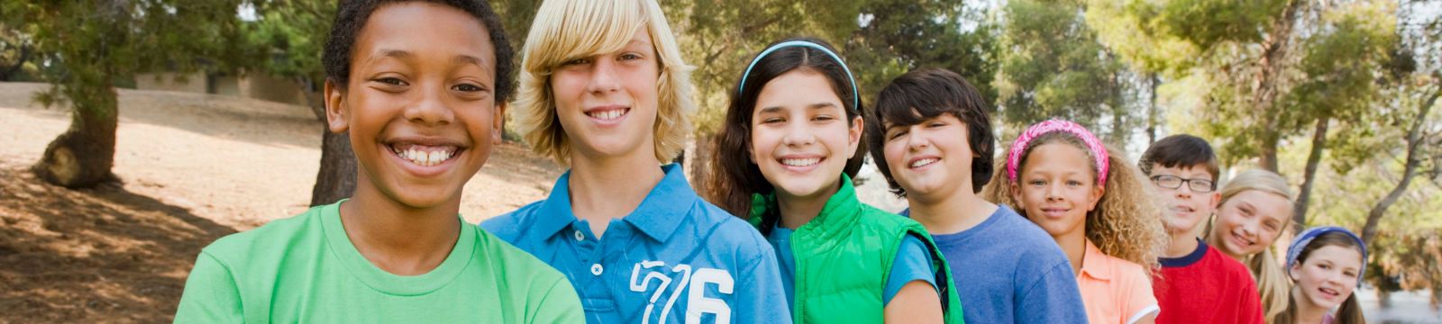 Children participating in summer camps