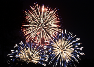 Picture of colourful fireworks