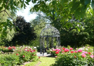 Gazebo at the Peony Garden