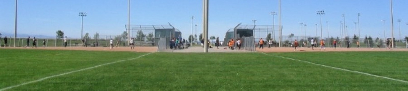 Two ball diamonds at Lakefront West Park