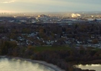 Arial view of Durham Region