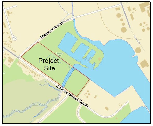 Ed Broadbent Waterfront Park Project Site