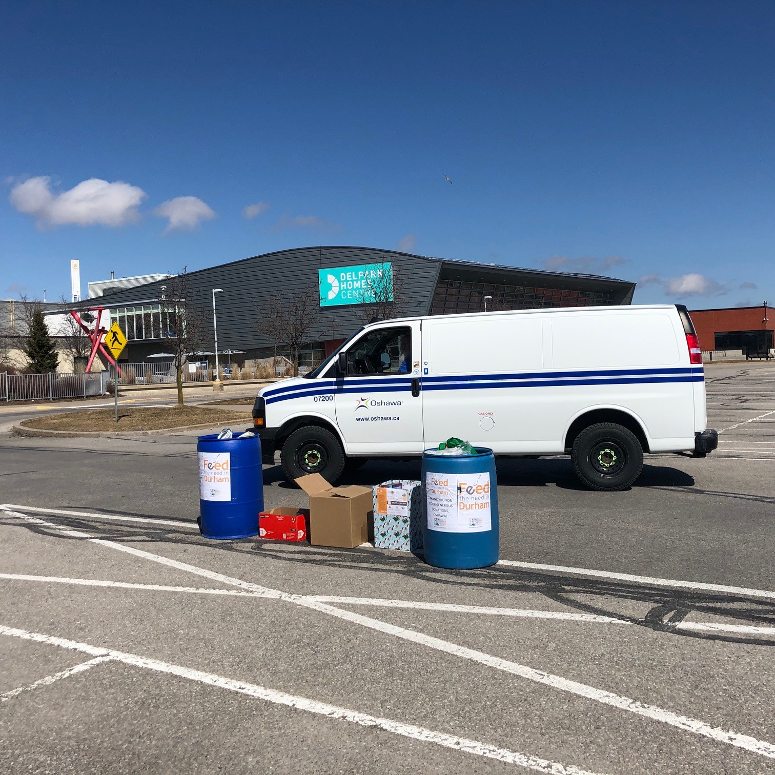 A portion of the donated items
