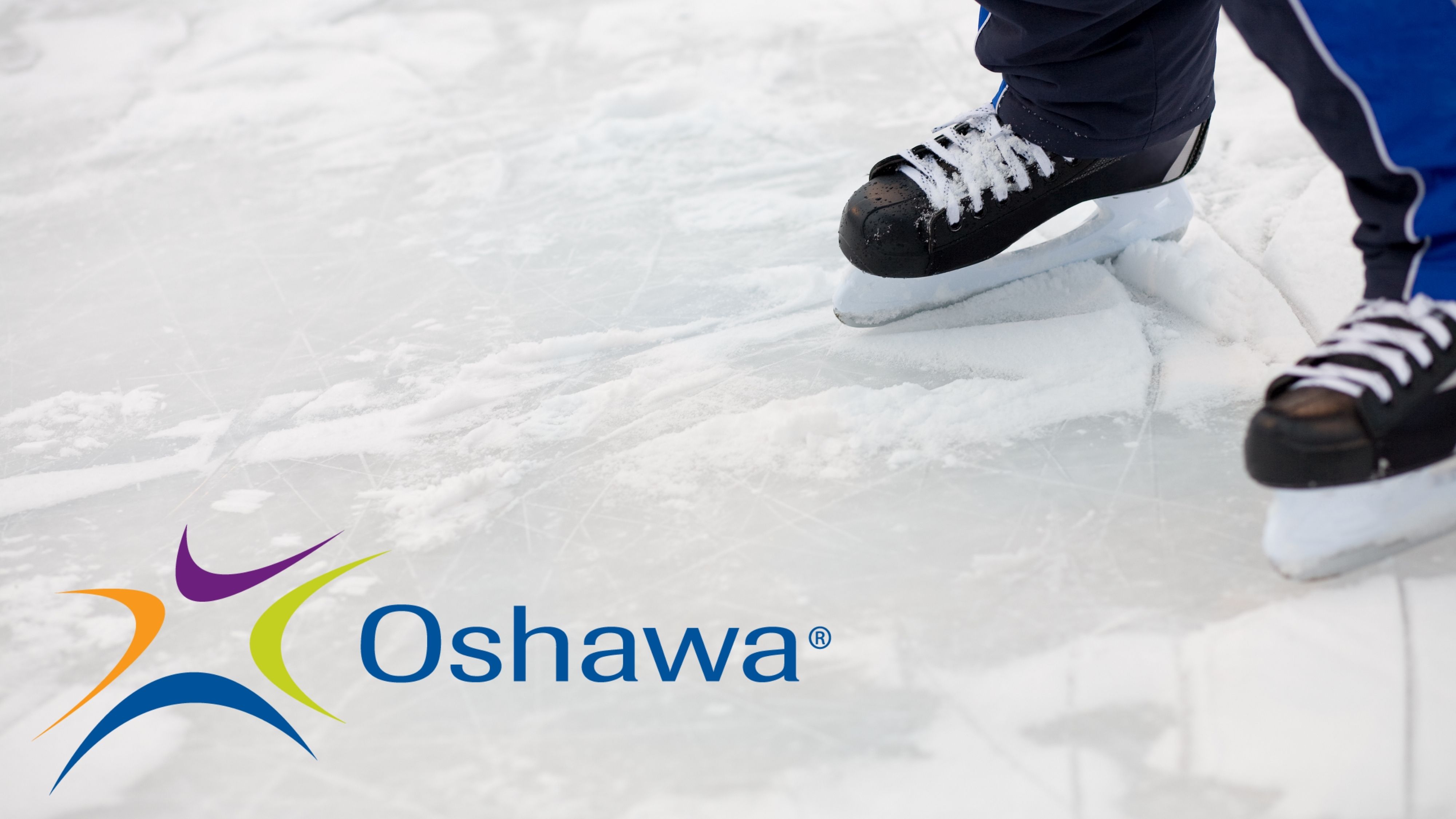 skating image with Oshawa logo