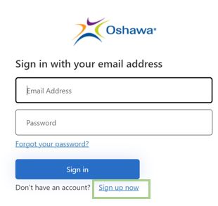 Sign up now image