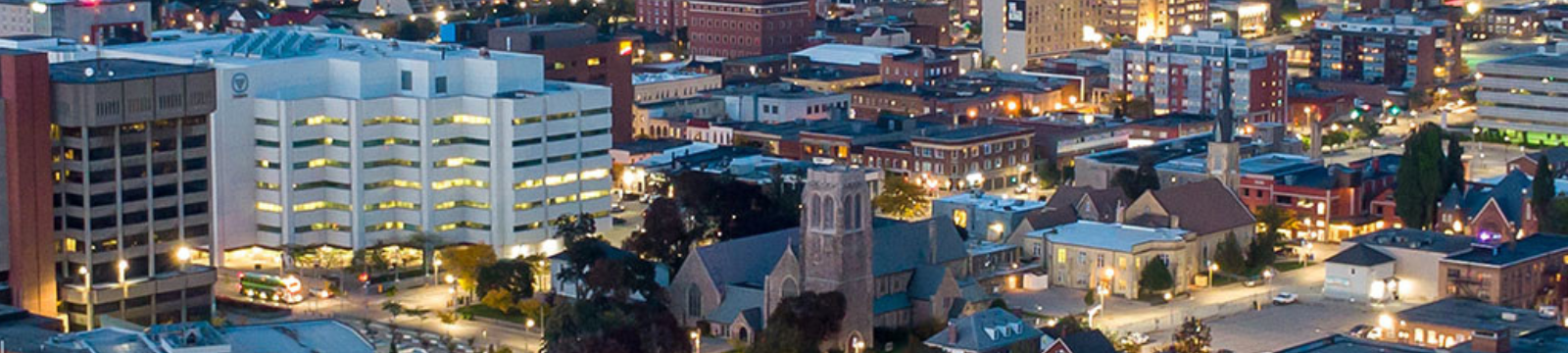 Downtown Oshawa at Dusk