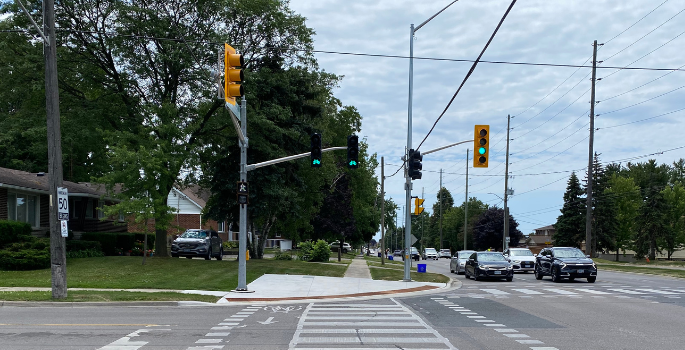 New bike signals at Thornton and Adelaide