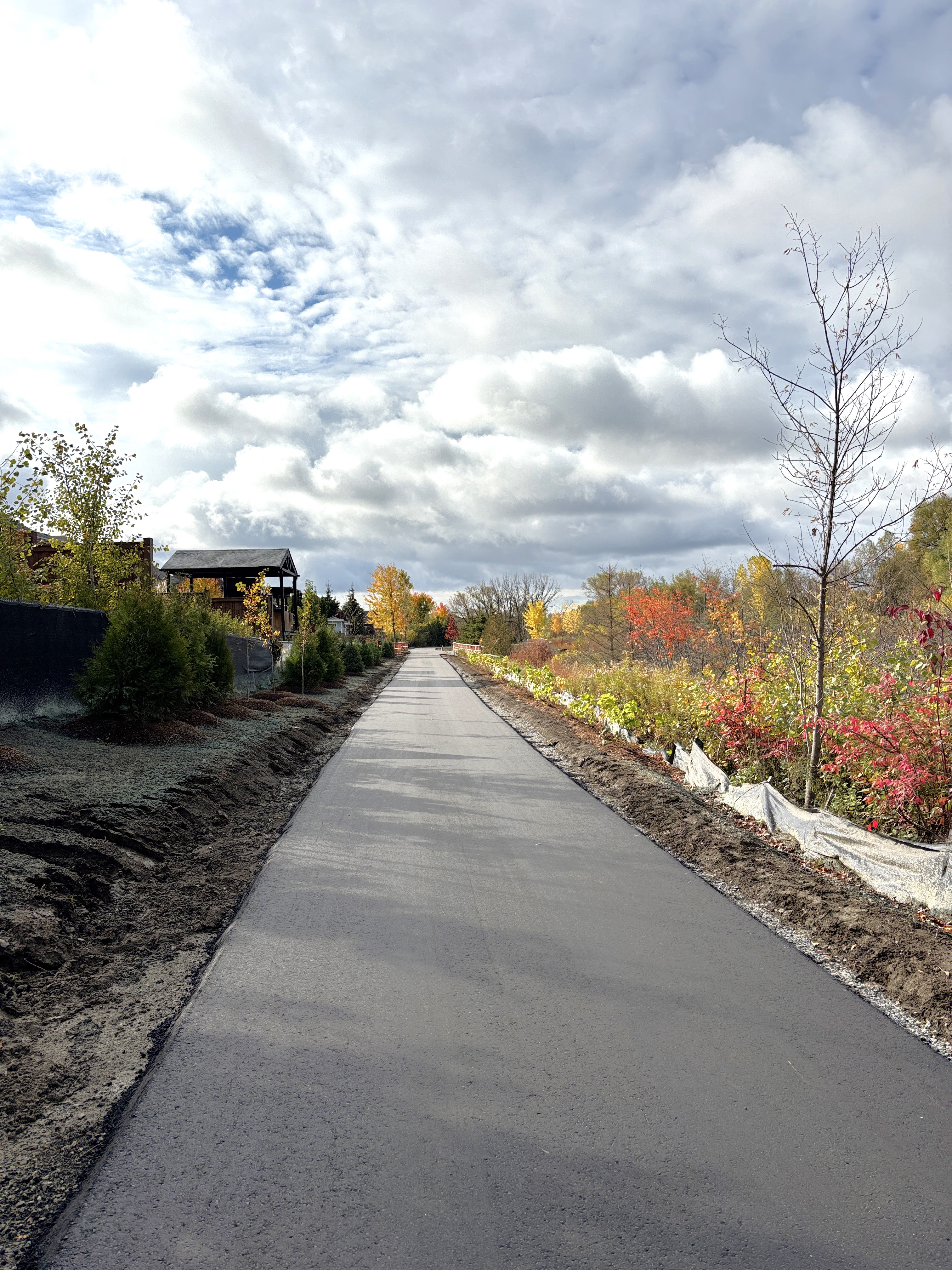 Harmony Creek Trail new asphalt multi use path