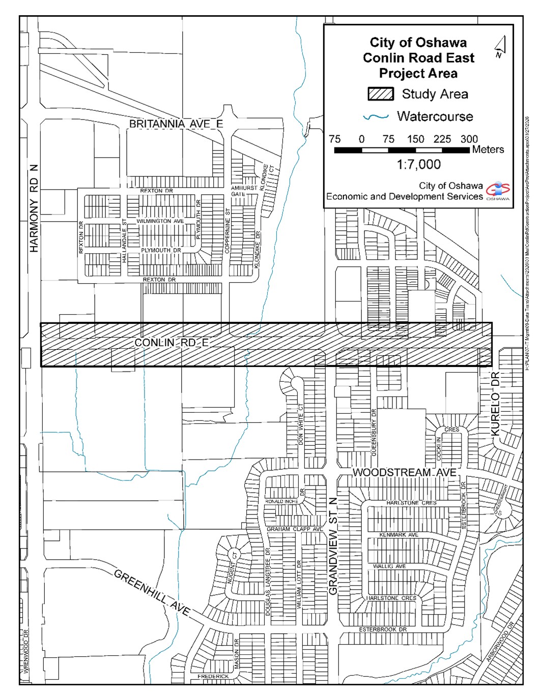 Conlin Road East Project Area